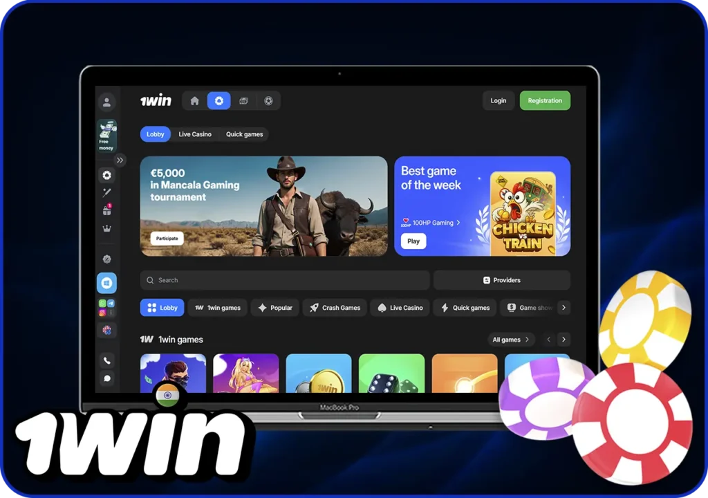 1win India Casino Section