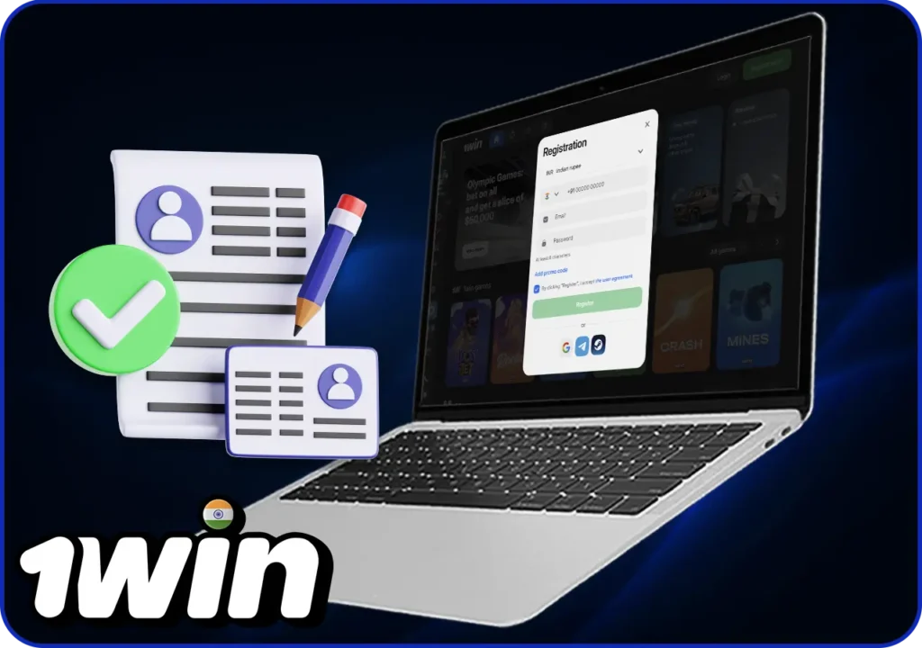 How to Register at 1win India